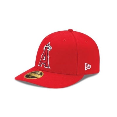 Los Angeles Angels Gorra | New Era MLB Authentic Collection Low Profile 59fifty Fitted Cap Mexico - Rojos